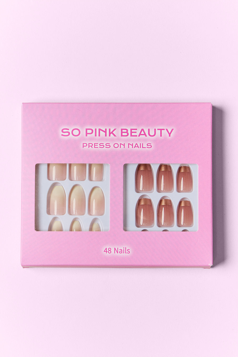 So Pink Beauty Press On Nails 2 Packs