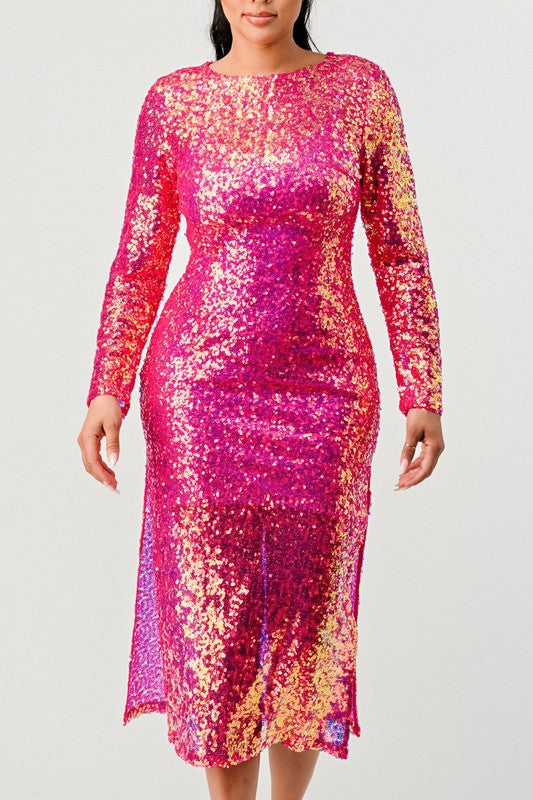 Sequins Maxi Dress