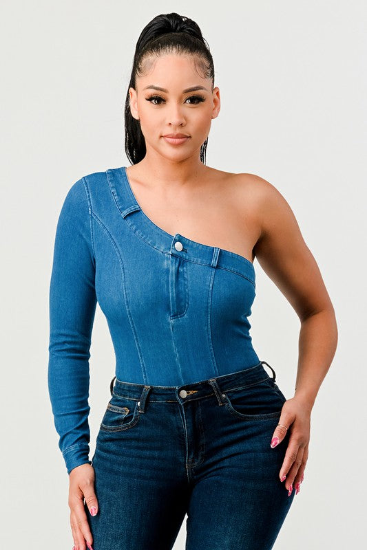 ATHINA DENIM BODYSUIT