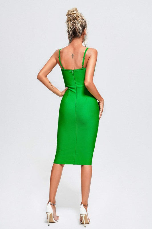 Sculpted Elegance Corset Bandage Bodycon Dress