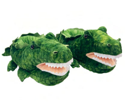 Alligator Hugs - Women's Plush Animal Slippers