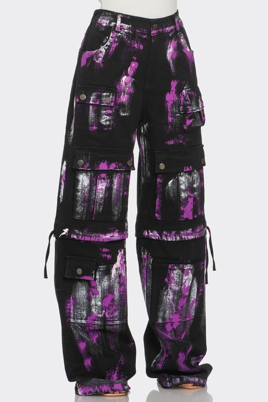 Urban Graffiti Cargo Pants