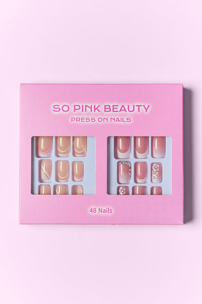 So Pink Beauty Press On Nails 2 Packs