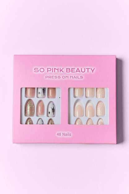 So Pink Beauty Press On Nails 2 Packs