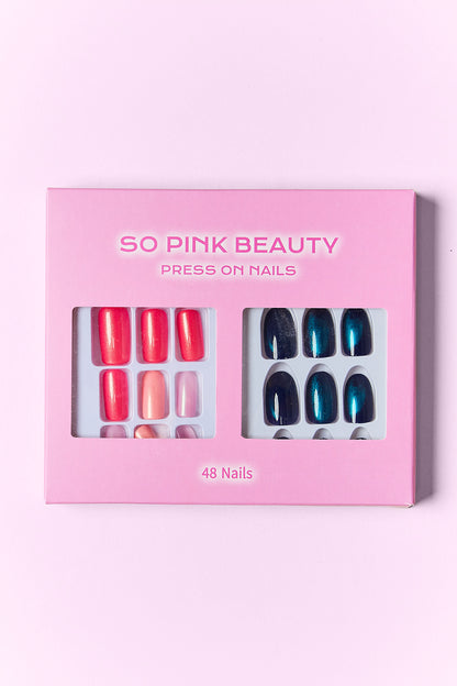 So Pink Beauty Press On Nails 2 Packs