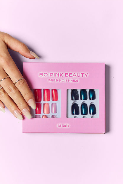 So Pink Beauty Press On Nails 2 Packs