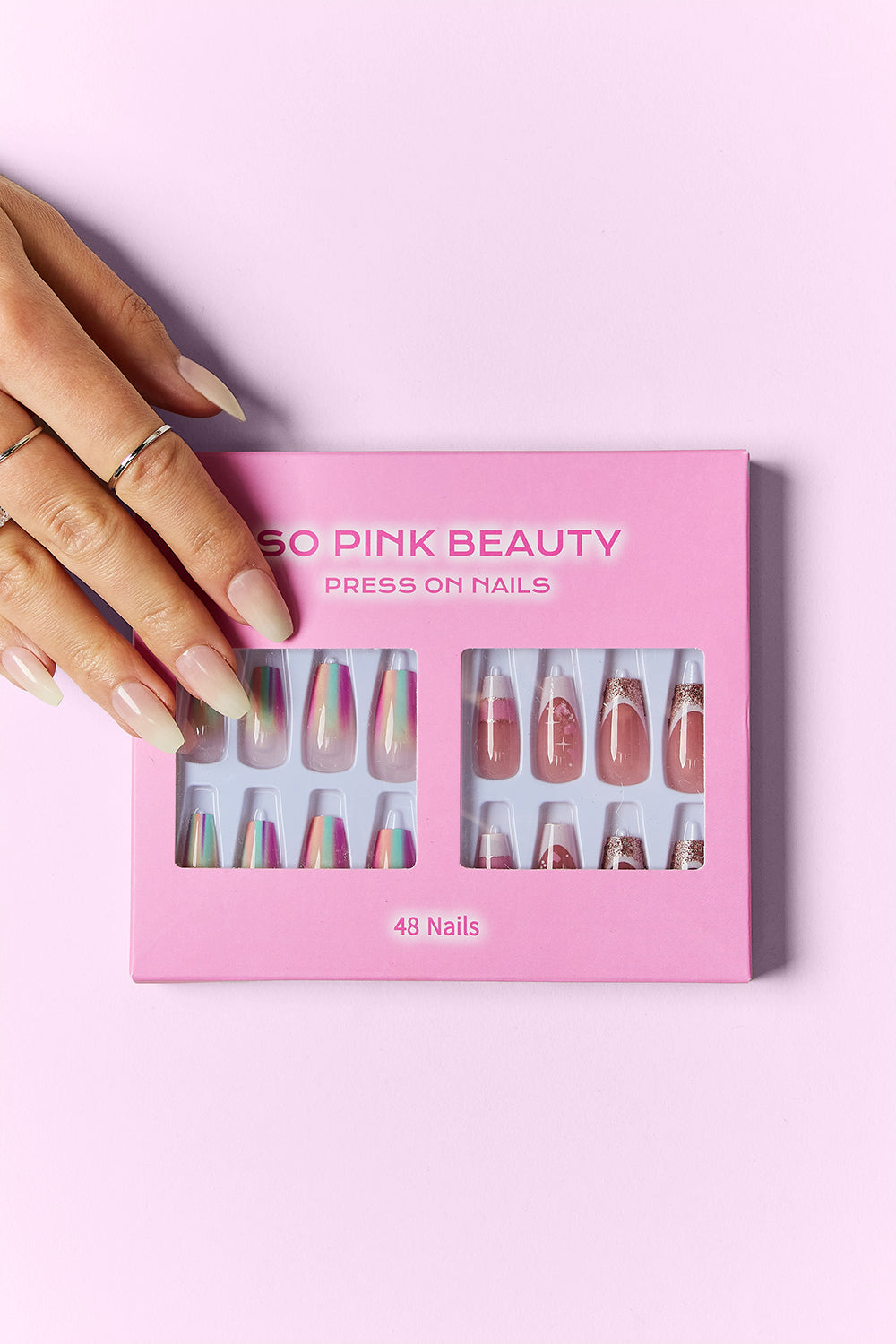 So Pink Beauty Press On Nails 2 Packs