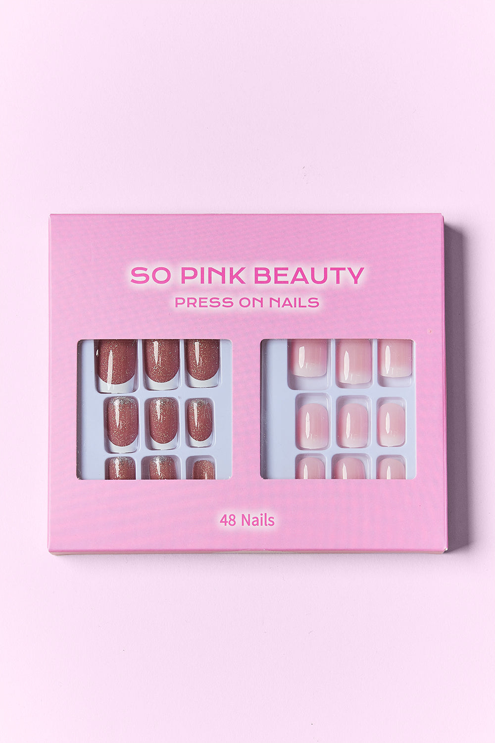 So Pink Beauty Press On Nails 2 Packs