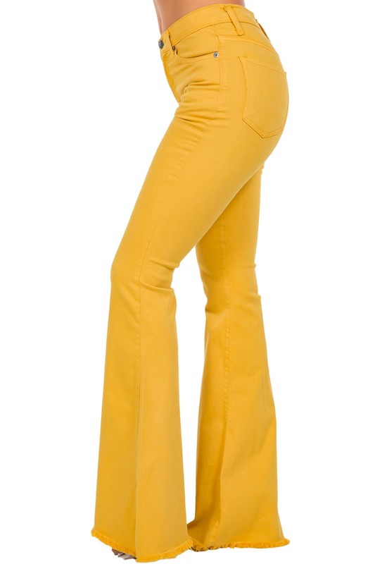 Eternal Flair High-Stretch Bell Bottoms - Inseam 30